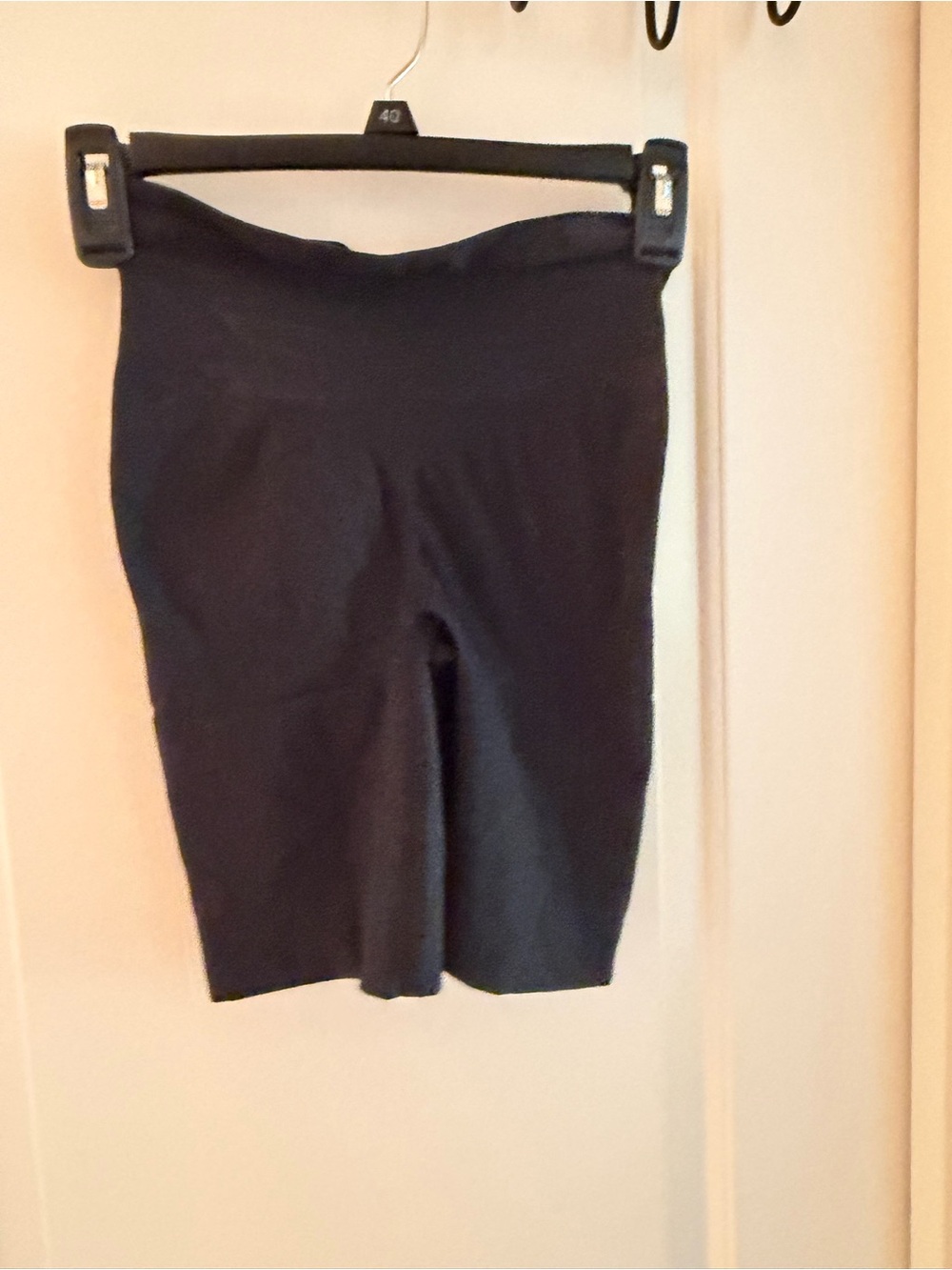 SPANX Black High-Waist Bike Shorts